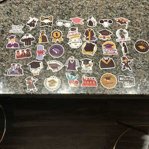Graduation sticker lot 37 pieces